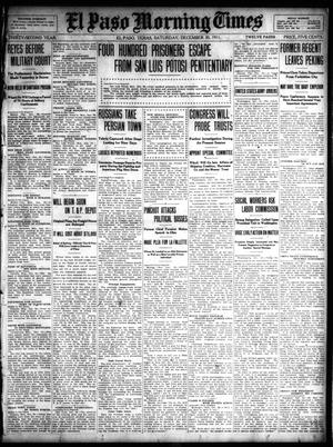Primary view of object titled 'El Paso Morning Times (El Paso, Tex.), Vol. 32, Ed. 1 Saturday, December 30, 1911'.