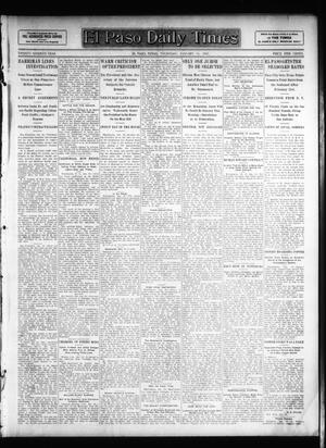 Primary view of object titled 'El Paso Daily Times (El Paso, Tex.), Vol. 26, Ed. 1 Thursday, January 31, 1907'.