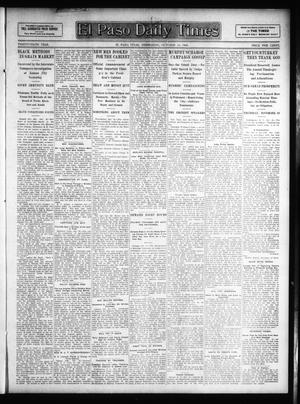 El Paso Daily Times (El Paso, Tex.), Vol. 26, Ed. 1 Wednesday, October 24, 1906