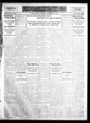 El Paso Daily Times (El Paso, Tex.), Vol. 28, Ed. 1 Saturday, September 12, 1908