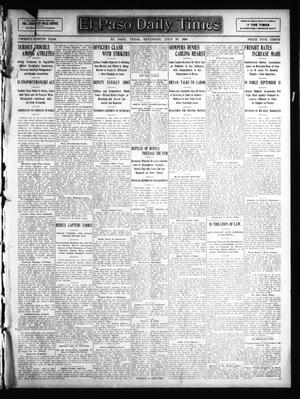 El Paso Daily Times (El Paso, Tex.), Vol. 28, Ed. 1 Saturday, July 18, 1908