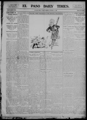El Paso Daily Times. (El Paso, Tex.), Vol. 22, Ed. 1 Tuesday, December 30, 1902