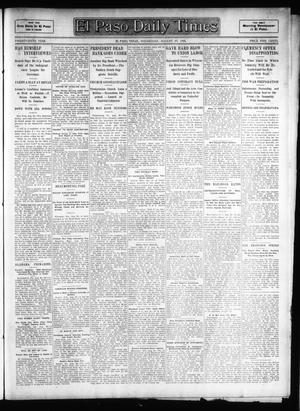 El Paso Daily Times (El Paso, Tex.), Vol. 26, Ed. 1 Wednesday, August 29, 1906