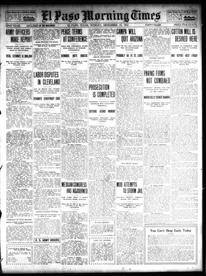 El Paso Morning Times (El Paso, Tex.), Vol. 32, Ed. 1 Sunday, December 15, 1912
