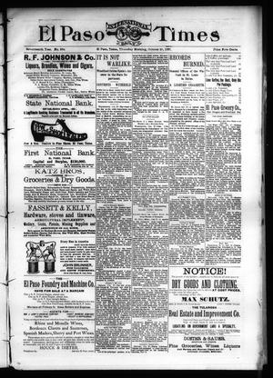 El Paso International Daily Times (El Paso, Tex.), Vol. 17, No. 256, Ed. 1 Thursday, October 28, 1897