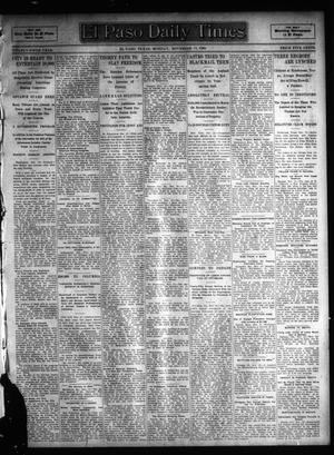 El Paso Daily Times (El Paso, Tex.), Vol. 25, Ed. 1 Monday, November 13, 1905