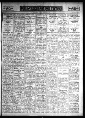 El Paso Daily Times (El Paso, Tex.), Vol. 26, Ed. 1 Tuesday, January 16, 1906