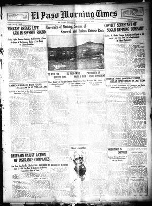 Primary view of object titled 'El Paso Morning Times (El Paso, Tex.), Vol. 30, Ed. 1 Saturday, June 11, 1910'.