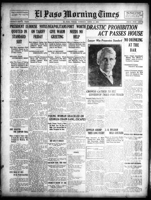 El Paso Morning Times (El Paso, Tex.), Vol. 29, Ed. 1 Tuesday, April 6, 1909