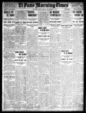 El Paso Morning Times (El Paso, Tex.), Vol. 31, Ed. 1 Friday, November 3, 1911