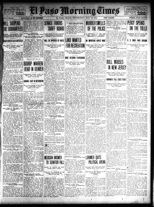 El Paso Morning Times (El Paso, Tex.), Vol. 32, Ed. 1 Wednesday, July 24, 1912