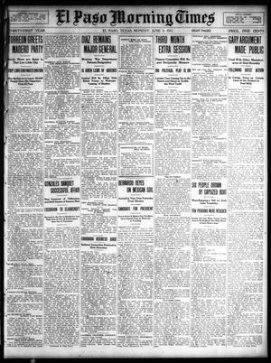El Paso Morning Times (El Paso, Tex.), Vol. 31, Ed. 1 Monday, June 5, 1911