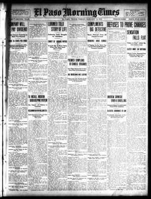 El Paso Morning Times (El Paso, Tex.), Vol. 32, Ed. 1 Friday, January 12, 1912