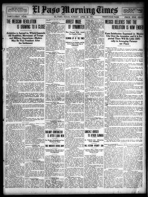 El Paso Morning Times (El Paso, Tex.), Vol. 31, Ed. 1 Sunday, April 23, 1911