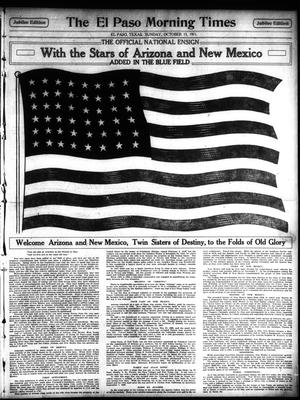 Primary view of object titled 'El Paso Morning Times (El Paso, Tex.), Vol. 31, Ed. 1 Sunday, October 15, 1911'.