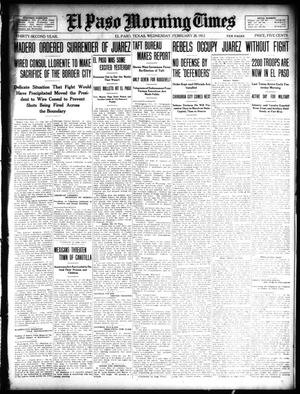 El Paso Morning Times (El Paso, Tex.), Vol. 32, Ed. 1 Wednesday, February 28, 1912