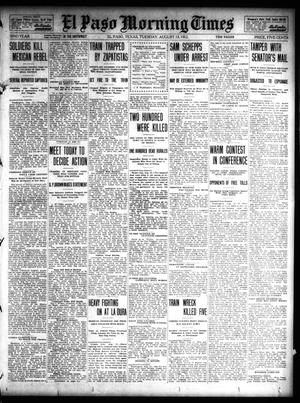 El Paso Morning Times (El Paso, Tex.), Vol. 32, Ed. 1 Tuesday, August 13, 1912