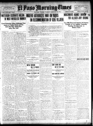 El Paso Morning Times (El Paso, Tex.), Vol. 32, Ed. 1 Tuesday, January 30, 1912
