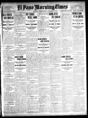 El Paso Morning Times (El Paso, Tex.), Vol. 32, Ed. 1 Sunday, January 21, 1912
