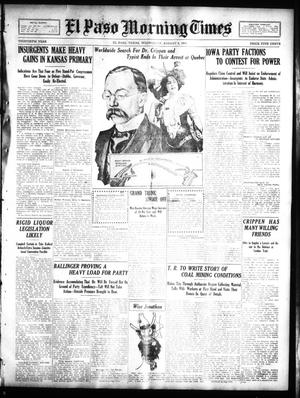 El Paso Morning Times (El Paso, Tex.), Vol. 30, Ed. 1 Wednesday, August 3, 1910
