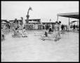 Photograph: Women and Crowd by Swimming Pool