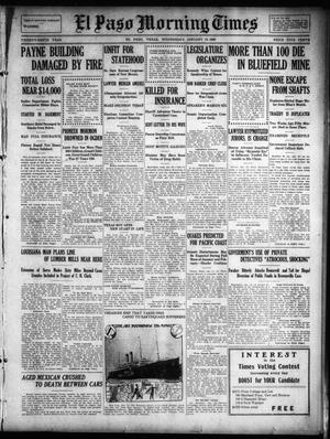 El Paso Morning Times (El Paso, Tex.), Vol. 29, Ed. 1 Wednesday, January 13, 1909