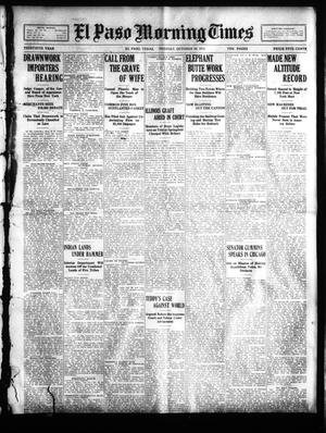 El Paso Morning Times (El Paso, Tex.), Vol. 30, Ed. 1 Tuesday, October 25, 1910