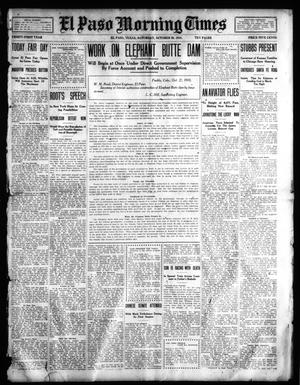 El Paso Morning Times (El Paso, Tex.), Vol. 31, Ed. 1 Saturday, October 29, 1910