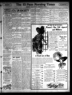 Primary view of object titled 'El Paso Morning Times (El Paso, Tex.), Vol. 32, Ed. 1 Sunday, September 29, 1912'.