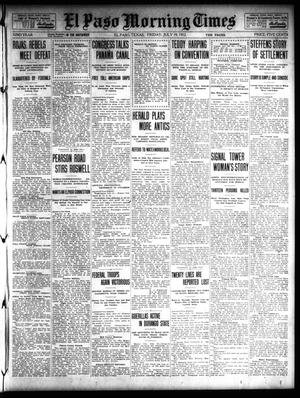 El Paso Morning Times (El Paso, Tex.), Vol. 32, Ed. 1 Friday, July 19, 1912