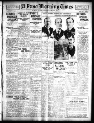 El Paso Morning Times (El Paso, Tex.), Vol. 30, Ed. 1 Saturday, March 26, 1910