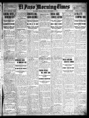 Primary view of object titled 'El Paso Morning Times (El Paso, Tex.), Vol. 32, Ed. 1 Friday, December 29, 1911'.