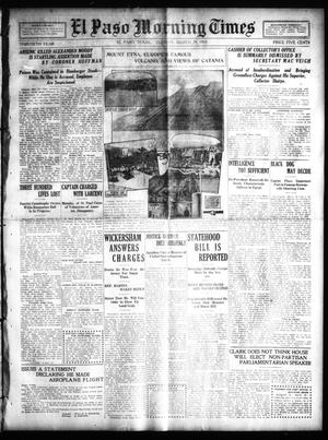 El Paso Morning Times (El Paso, Tex.), Vol. 30, Ed. 1 Tuesday, March 29, 1910
