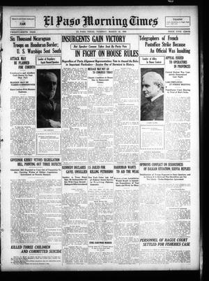 El Paso Morning Times (El Paso, Tex.), Vol. 29, Ed. 1 Tuesday, March 16, 1909