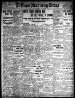 El Paso Morning Times (El Paso, Tex.), Vol. 31, Ed. 1 Tuesday, August 15, 1911