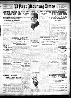 El Paso Morning Times (El Paso, Tex.), Vol. 30, Ed. 1 Tuesday, June 21, 1910