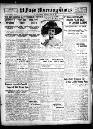 El Paso Morning Times (El Paso, Tex.), Vol. 29, Ed. 1 Tuesday, June 22, 1909