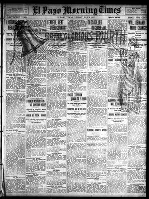 El Paso Morning Times (El Paso, Tex.), Vol. 31, Ed. 1 Tuesday, July 4, 1911