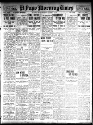 Primary view of object titled 'El Paso Morning Times (El Paso, Tex.), Vol. 32, Ed. 1 Monday, January 6, 1913'.