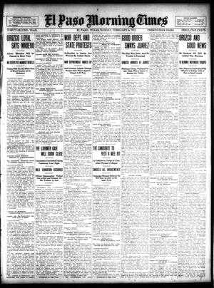 El Paso Morning Times (El Paso, Tex.), Vol. 32, Ed. 1 Sunday, February 4, 1912