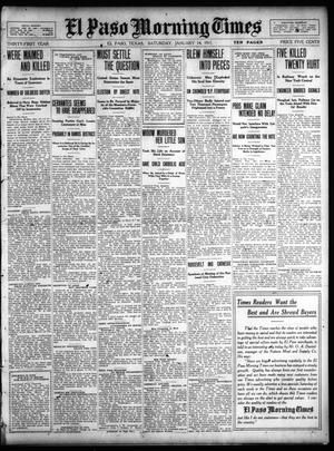 El Paso Morning Times (El Paso, Tex.), Vol. 31, Ed. 1 Saturday, January 14, 1911