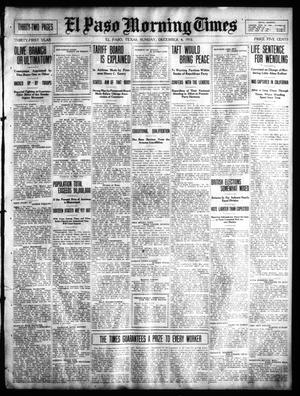 El Paso Morning Times (El Paso, Tex.), Vol. 31, Ed. 1 Sunday, December 4, 1910