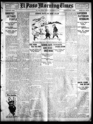 El Paso Morning Times (El Paso, Tex.), Vol. 30, Ed. 1 Sunday, September 11, 1910