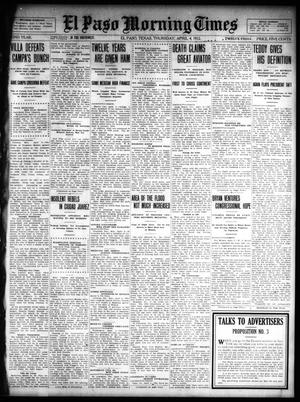 El Paso Morning Times (El Paso, Tex.), Vol. 32, Ed. 1 Thursday, April 4, 1912