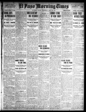 El Paso Morning Times (El Paso, Tex.), Vol. 31, Ed. 1 Thursday, July 20, 1911