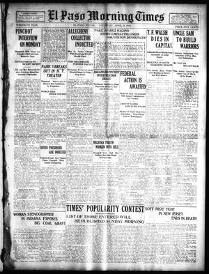 El Paso Morning Times (El Paso, Tex.), Vol. 30, Ed. 1 Saturday, April 9, 1910
