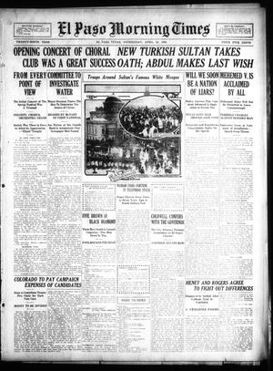 El Paso Morning Times (El Paso, Tex.), Vol. 29, Ed. 1 Wednesday, April 28, 1909