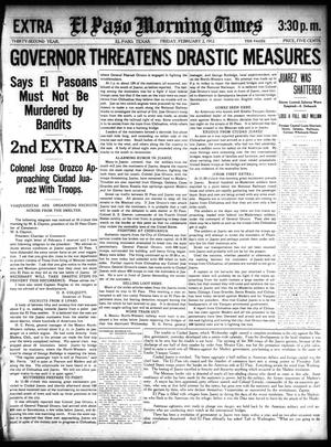 El Paso Morning Times (El Paso, Tex.), Vol. 32, Ed. 3 Friday, February 2, 1912