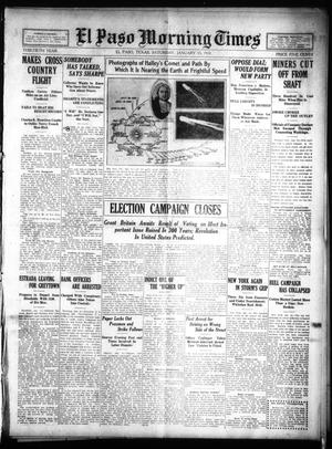 El Paso Morning Times (El Paso, Tex.), Vol. 30, Ed. 1 Saturday, January 15, 1910