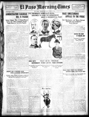 El Paso Morning Times (El Paso, Tex.), Vol. 30, Ed. 1 Saturday, June 4, 1910